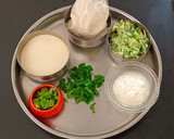 A picture of step 1 of Cucumber - Soya Pancake.