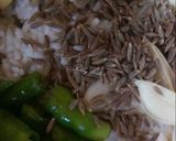 A picture of step 1 of Kadali bhaja.