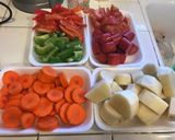 A picture of step 2 of Chicken Afritada.