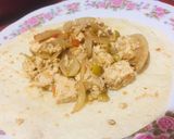 Foto del paso 3 de la receta: Tortillas de tofu ahumado en salsa de soja 🌮🍴