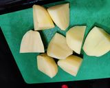 A picture of step 1 of Bengali style Chicken aloo jhol.