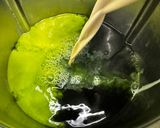 Gambar langkah 3 resipi Teh Hijau Jelly Cincau.