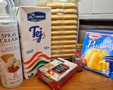 Gesztenyés, pudingos babapiskóta recept fázis 1 fotója