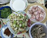 รูปขั้นตอนการทำที่ 1 ของ ขนมจีนแกงไก่(แถมตีนไก่)