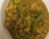 A picture of step 2 of Korma with chickpea sauce.