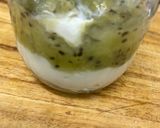A picture of step 3 of Kiwi cream dessert 🍨.