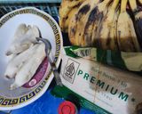 Foto langkah ke 1 dari resep Donat pisang wijen gluten free.