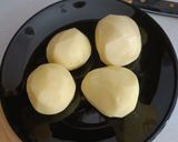 A picture of step 1 of Oven Roasted Potatoes with Cheese.