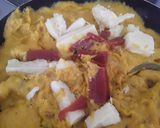 Foto del paso 4 de la receta: Torta de plátano maduro con queso y bocadillo🥧🍮🍌🧀🥚🍳🧀🍌🍮🥧