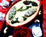 পালং চিকেন কিমার মালাই পুলি (palang chicken keemar puli recipe in Bengali) রেসিপির ধাপ 4 ছবি