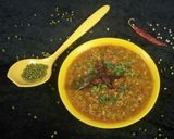A picture of step 4 of Whole green moong curry.