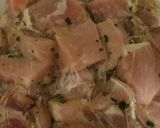 Foto del paso 2 de la receta: "Raxo a Galega" con pimientos de Padrón y patatas fritas