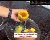 A picture of step 6 of Stuffed Mango Kulfi.
