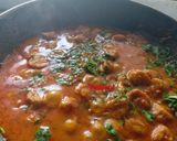 A picture of step 5 of Soya Chunks sabzi.