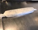 Une image de l'étape 8 de « Chaperos » petits feuilletés au jambon blanc, basilic, gorgonzola et pavot bleu.