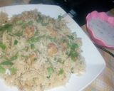 A picture of step 7 of Moti pulao.
