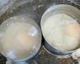 Veggie fritters and poached egg in a bun recipe step 4 photo