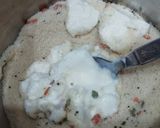 A picture of step 1 of Oats Rava Idli.