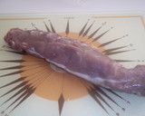 Foto del paso 1 de la receta: Solomillo de cerdo relleno y envuelto en hojaldre al horno