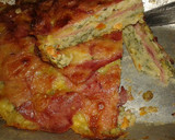 Foto del paso 8 de la receta: Tarta de sobra de arroz con verduras jamón y queso mozzarella