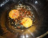 Foto del paso 7 de la receta: Papas abanico con panceta sobre una base de soufflé con paprika