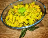 A picture of step 8 of Capsicum aloo.