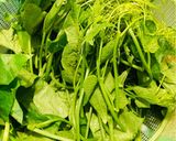 Hình bước làm 1 của món Đọt su su xào tỏi và tóp mỡ