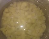 A picture of step 1 of Pasta and potato.