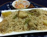 A picture of step 6 of Chicken Yakhni Pulao.