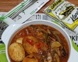 Foto langkah ke 4 dari resep Telur sarden pedas manis.