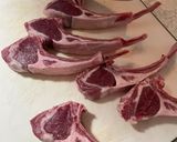 A picture of step 1 of Parmesan Crusted Lamb Chops (Long Horn copycat).