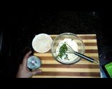 A picture of step 1 of Aloo chilla or Potato Pancake.