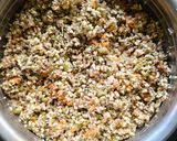 A picture of step 2 of Sprouts cutlet.