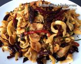 รูปขั้นตอนการทำที่ 9 ของ ~น้ำพริกกากหมู & ไข่เจียวกรอบ~