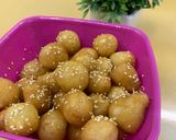 صورة لخطوة 2 من وصفة لقيمات هشه و مقرمشه 💗🌸