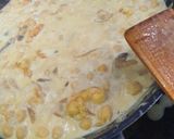 Foto del paso 7 de la receta: Garbanzos al curry con gambones y salmón sobre leche de coco