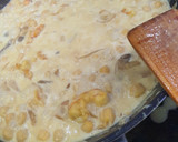 Foto del paso 7 de la receta: Garbanzos al curry con gambones y salmón sobre leche de coco
