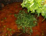 A picture of step 9 of Raw Turmeric Sabzi.