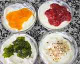 A picture of step 2 of Rang Barse Srikhand.