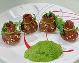 A picture of step 5 of Farali potli.