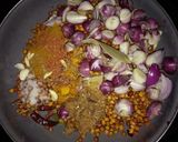 A picture of step 1 of Chana Ghughni.
