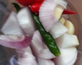 Gambar langkah 2 resipi Ayam Goreng Sambal Berapi.