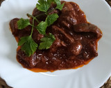 Foto del paso 5 de la receta: Higaditos de pollo en cebolla y salsa de tomate