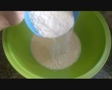 Foto langkah ke 3 dari resep Cara mudah membuat donat hanya diaduk aduk saja hasil kokoh empuk lembut menul menul.