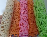 Foto langkah ke 6 dari resep Kue jaring Pelangi.
