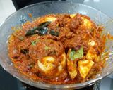 A picture of step 7 of Spicy Egg Masala.