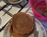 Foto del passaggio 3 della ricetta Palacinche integrali al cacao con banana e crema alla nocciola✨🥠🍫🍌