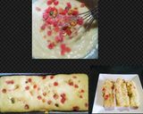 A picture of step 3 of Walnut tutti frutti eggless cake.