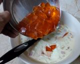A picture of step 7 of Cathedral Window Jello Sago Drink.