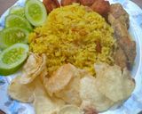 Foto langkah ke 8 dari resep Nasi tumpeng.